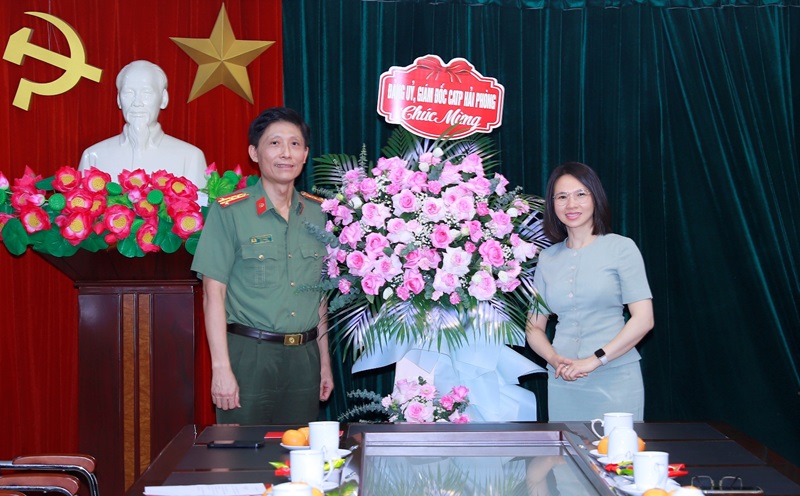 Đảng ủy – Giám đốc CATP chúc mừng Ngày truyền thống các Ban xây dựng Đảng